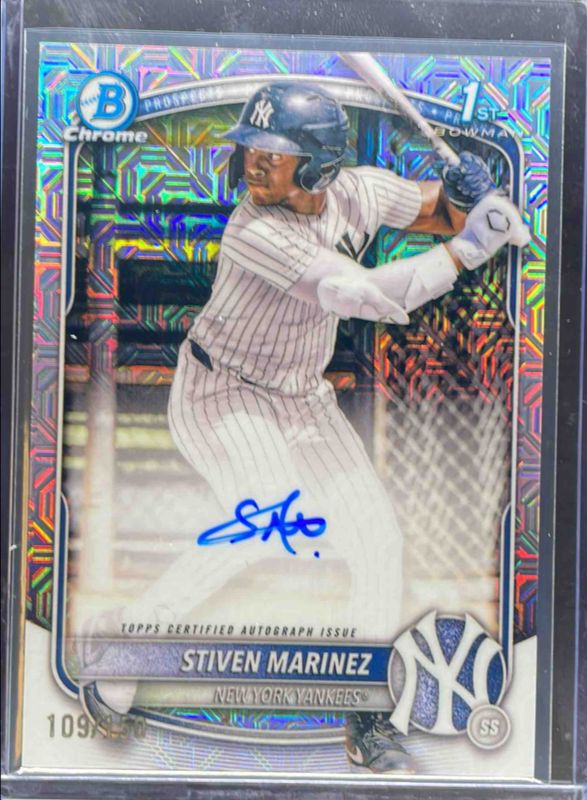 2025 Bowman Chrome #CPA-SMA Prospect Auto - HTA Choice Refractor /150 (1st)