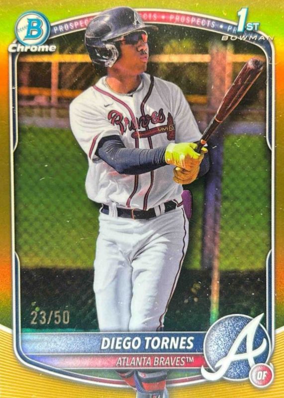 2025 Bowman Chrome #BCP-214 Prospects - Gold Refractor /50 (1st)