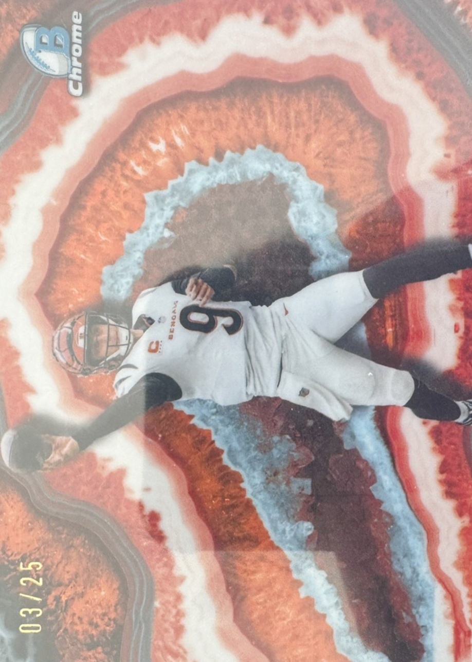 Joe Burrow 2026 Bowman #C-3 Crystallized NFL - Orange Crystal Refractor ...