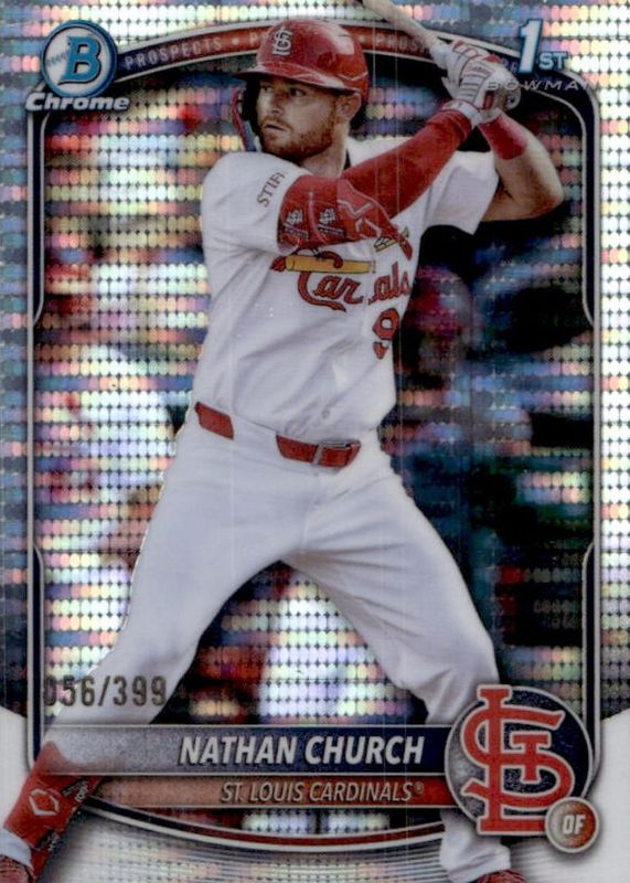 2025 Bowman Chrome #BCP-192 Prospects - Pulsar Refractor /399 (1st)