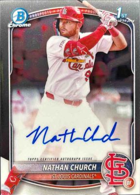 2025 Bowman Chrome #CPA-NCH Prospect Auto (1st)