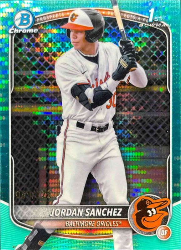2025 Bowman Chrome #BCP-208 Prospects - Pulsar Refractor /399 (1st)
