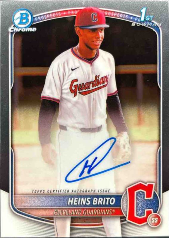 2025 Bowman Chrome #CPA-HB Prospect Auto (1st)