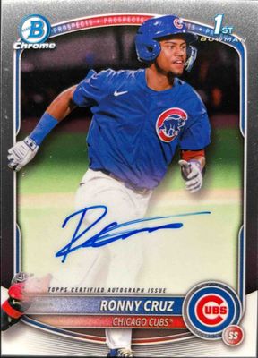 2025 Bowman Chrome #CPA-RCR Prospect Auto (1st)