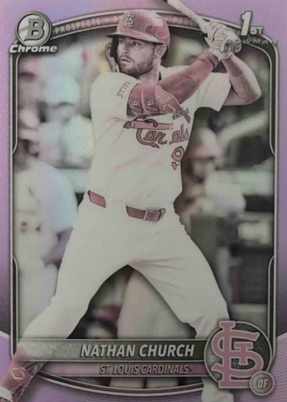 2025 Bowman Chrome #BCP-192 Prospects - Pearl Refractor /(SSP) (1st)