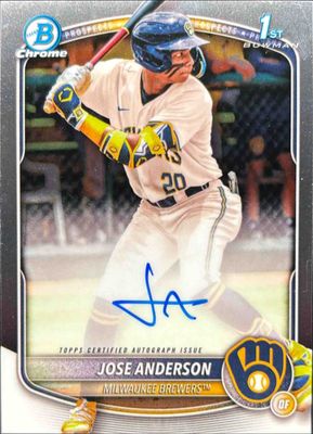 2025 Bowman Chrome #CPA-JA Prospect Auto (1st)