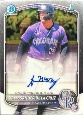 2025 Bowman Chrome #CPA-AD Prospect Auto (1st)