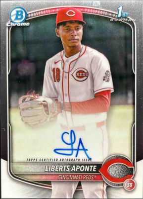 2025 Bowman Chrome #CPA-LA Prospect Auto (1st)