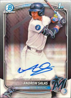 2025 Bowman Chrome #CPA-AS Prospect Auto (1st)