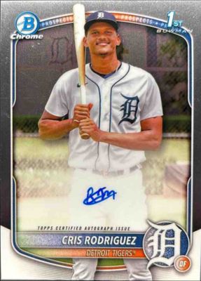 2025 Bowman Chrome #CPA-CR Prospect Auto (1st)