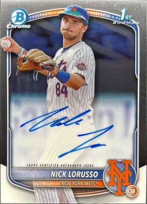 2025 Bowman Chrome #CPA-NL Prospect Auto (1st)