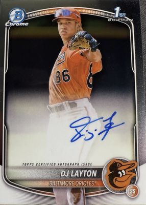 2025 Bowman Chrome #CPA-DL Prospect Auto (1st)