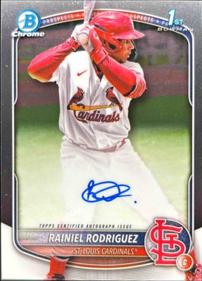 2025 Bowman Chrome #CPA-RR Prospect Auto (1st)