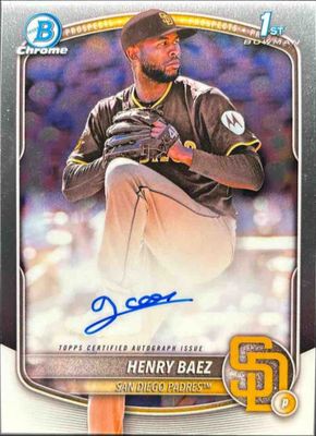 2025 Bowman Chrome #CPA-HBA Prospect Auto (1st)