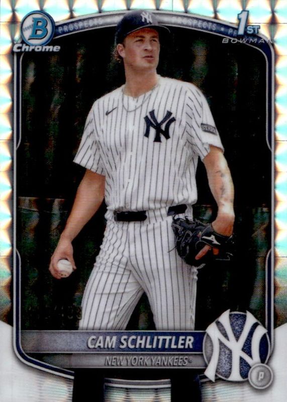 2025 Bowman Chrome #BCP-166 Prospects - Refractor /499 (1st)
