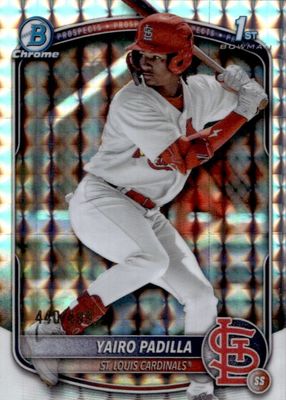 2025 Bowman Chrome #BCP-236 Prospects - Refractor /499 (1st)