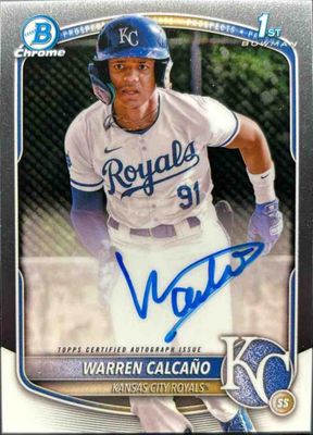 2025 Bowman Chrome #CPA-WC Prospect Auto (1st)