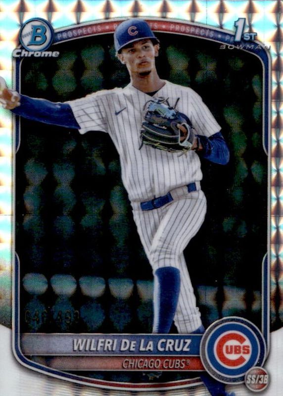 2025 Bowman Chrome #BCP-209 Prospects - Refractor /499 (1st)