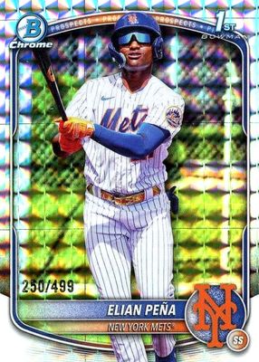 2025 Bowman Chrome #BCP-155 Prospects - Refractor /499 (1st)