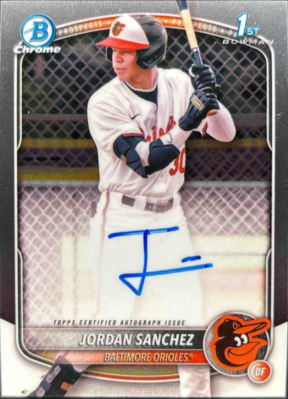 2025 Bowman Chrome #CPA-JOS Prospect Auto (1st)