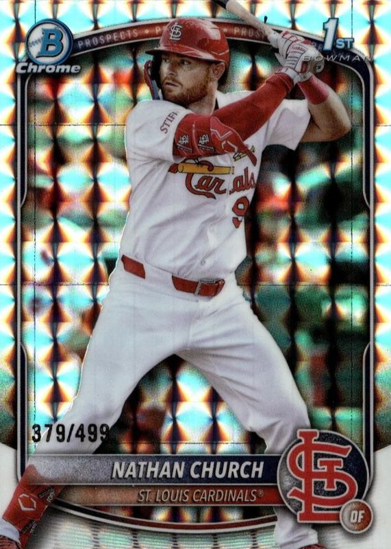 2025 Bowman Chrome #BCP-192 Prospects - Refractor /499 (1st)