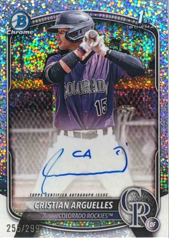Cristian Arguelles - #CPA-CAR Prospect Auto Speckle /299 (1st)