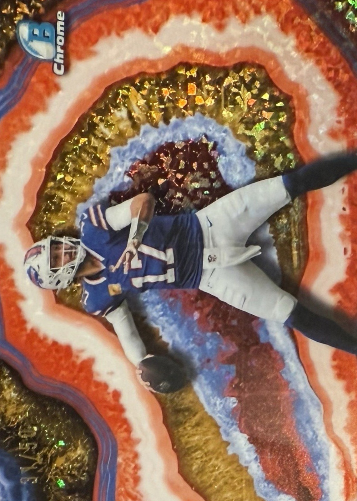 Josh Allen 2026 Bowman #C-1 Crystallized NFL - Gold Crystal Refractor ...