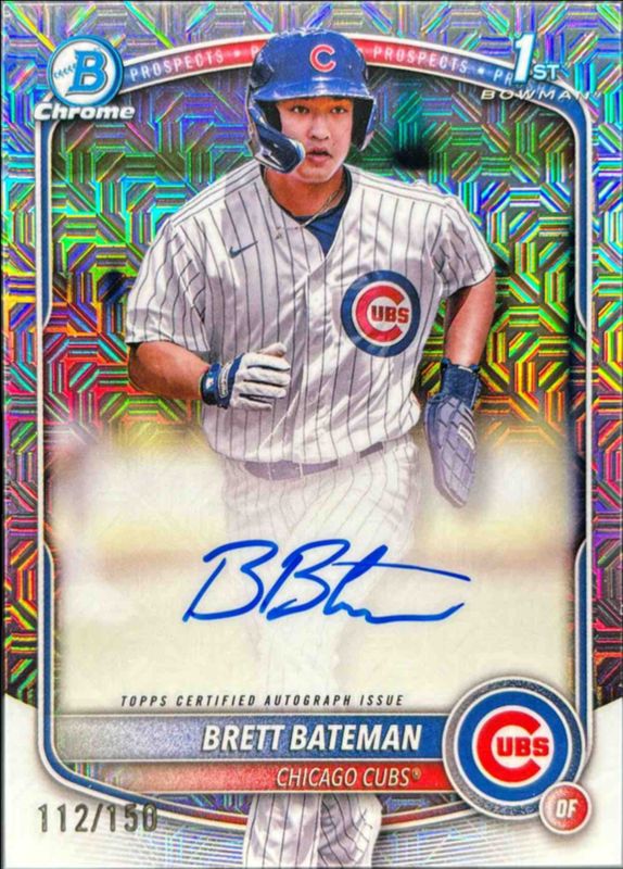 2025 Bowman Chrome #CPA-BBA Prospect Auto - HTA Choice Refractor /150 (1st)