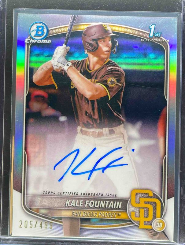 2025 Bowman Chrome #CPA-KFO Prospect Auto - Refractor /499 (1st)