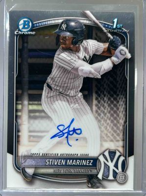 2025 Bowman Chrome #CPA-SMA Prospect Auto (1st)