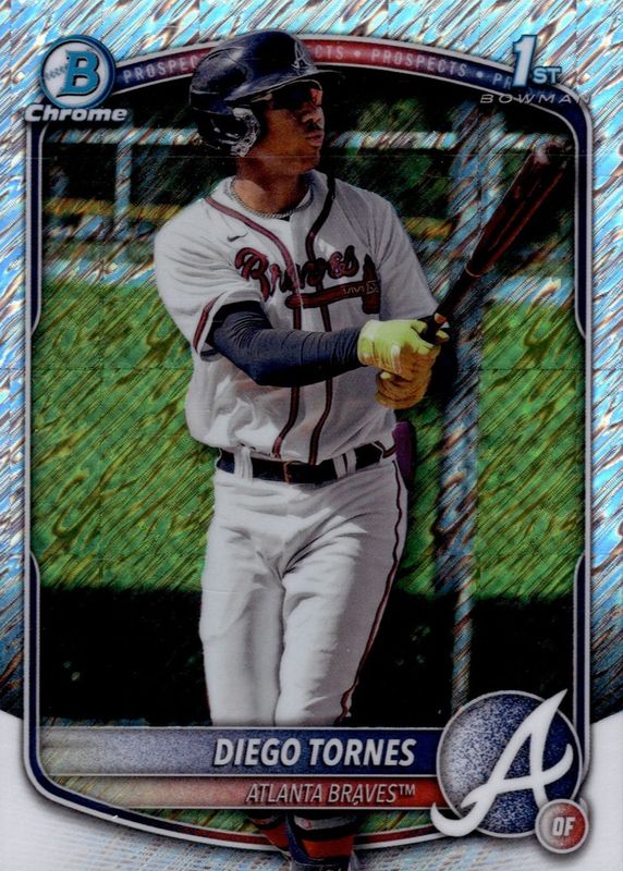 2025 Bowman Chrome #BCP-214 Prospects - Shimmer Refractor (1st)