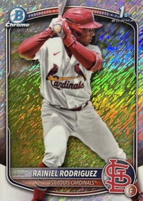 2025 Bowman Chrome #BCP-200 Prospects - Shimmer Refractor (1st)