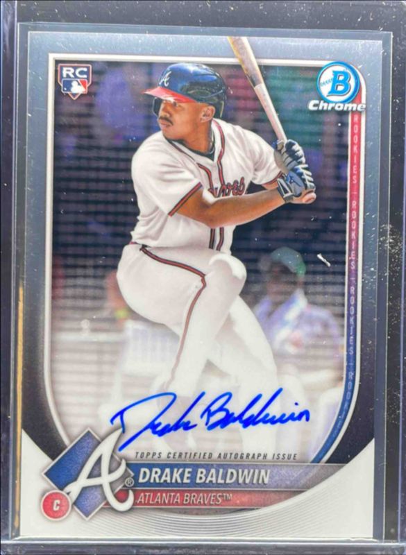 Drake Baldwin 2025 Bowman Chrome #CRA-DB Chrome Rookie Autographs RAW