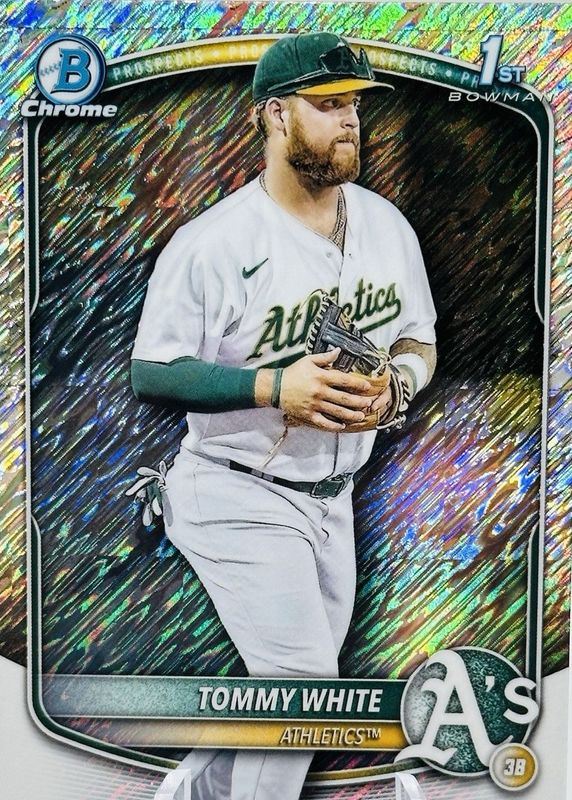 2025 Bowman Chrome #BCP-251 Prospects - Shimmer Refractor (1st)