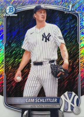2025 Bowman Chrome #BCP-166 Prospects - Shimmer Refractor (1st)