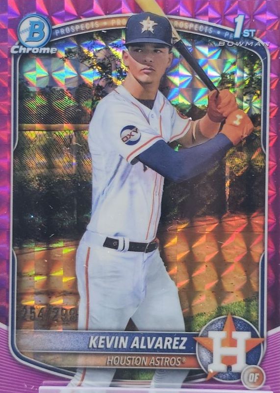2025 Bowman Chrome #BCP-227 Prospects - Fuchsia Geometric Refractor /299 (1st)