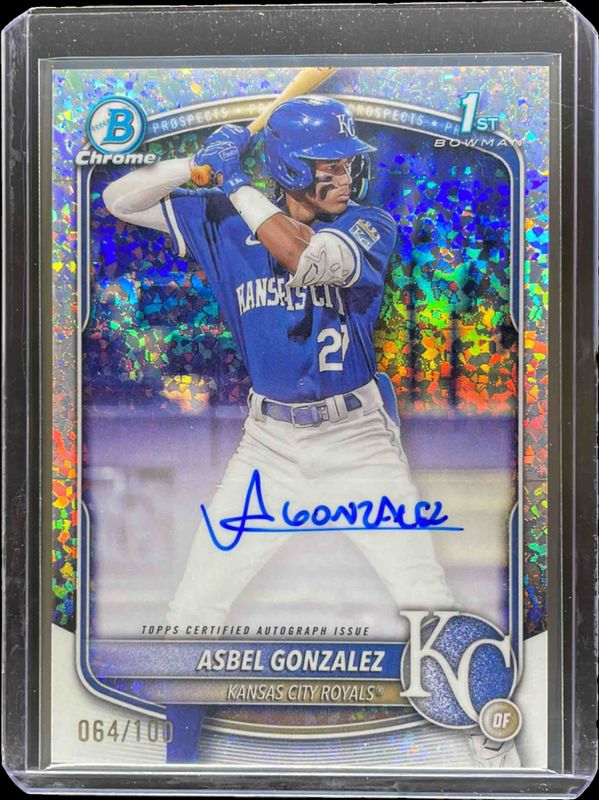 2025 Bowman Chrome #CPA-AG Prospect Auto - Mini-Diamond Refractor /100 (1st)