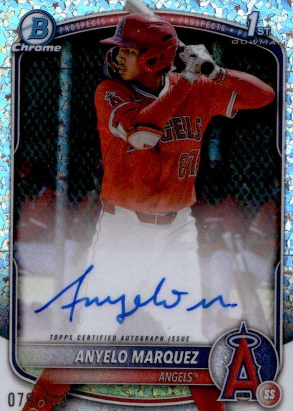2025 Bowman Chrome #CPA-AM Prospect Auto - Mini-Diamond Refractor /100 (1st)