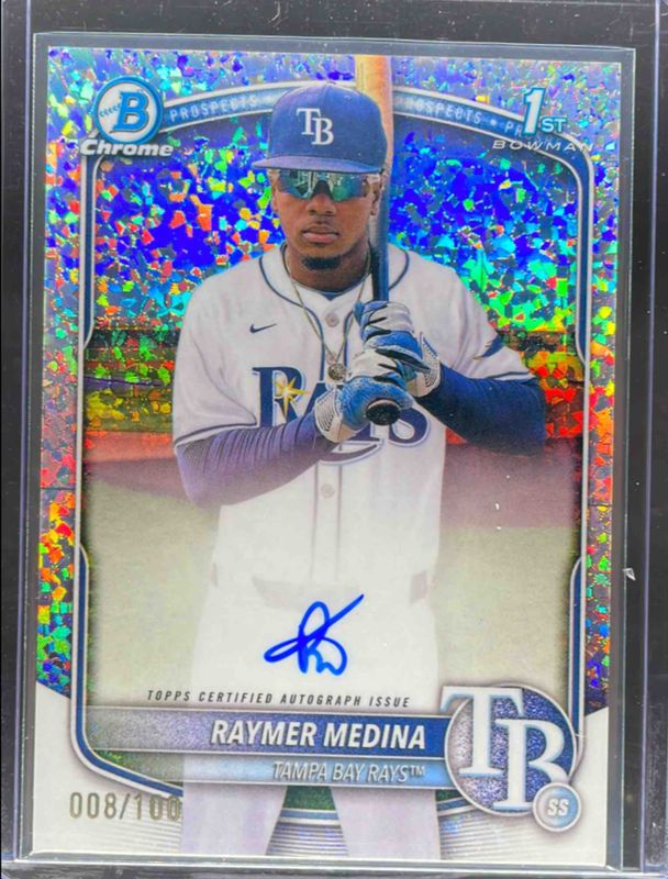 2025 Bowman Chrome #CPA-RM Prospect Auto - Mini-Diamond Refractor /100 (1st)