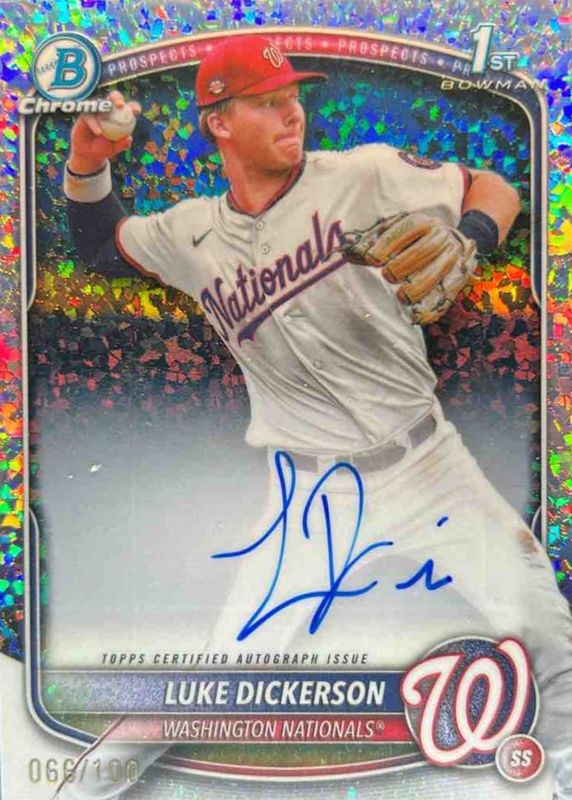 2025 Bowman Chrome #CPA-LDI Prospect Auto - Mini-Diamond Refractor /100 (1st)
