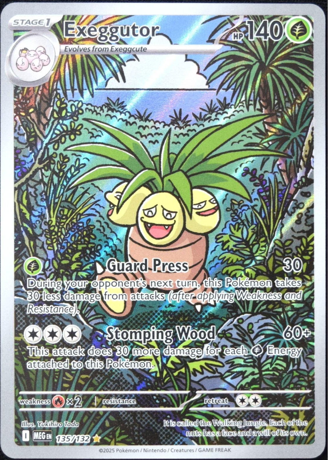 Exeggutor 2025 Mega Evolution #135/132 Illustration Rare Price Guide ...