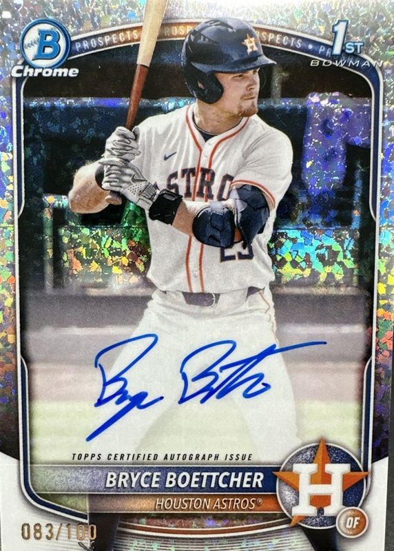 2025 Bowman Chrome #CPA-BB Prospect Auto - Mini-Diamond Refractor /100 (1st)