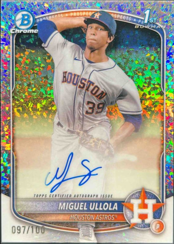 2025 Bowman Chrome #CPA-MU Prospect Auto - Mini-Diamond Refractor /100 (1st)