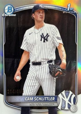 2025 Bowman Chrome #BCP-166 Prospects - Refractor /499 (1st)