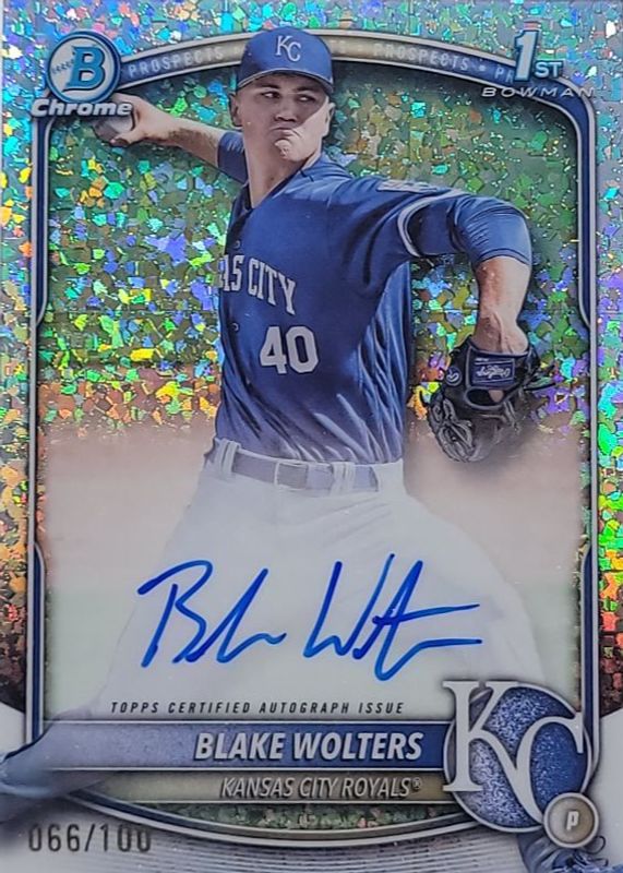 2025 Bowman Chrome #CPA-BW Prospect Auto - Mini-Diamond Refractor /100 (1st)