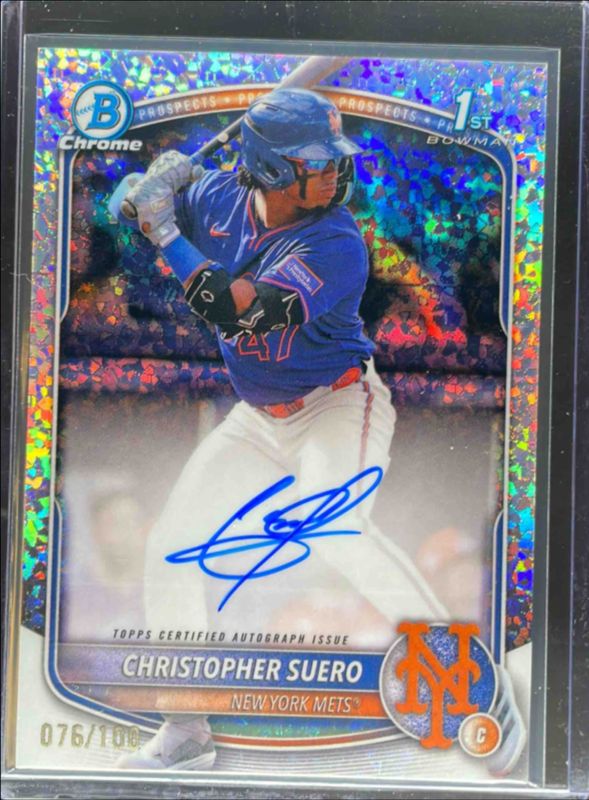 2025 Bowman Chrome #CPA-CSU Prospect Auto - Mini-Diamond Refractor /100 (1st)
