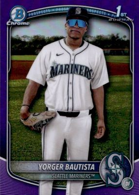 2025 Bowman Chrome #BCP-194 Prospects - Purple Refractor /250 (1st)