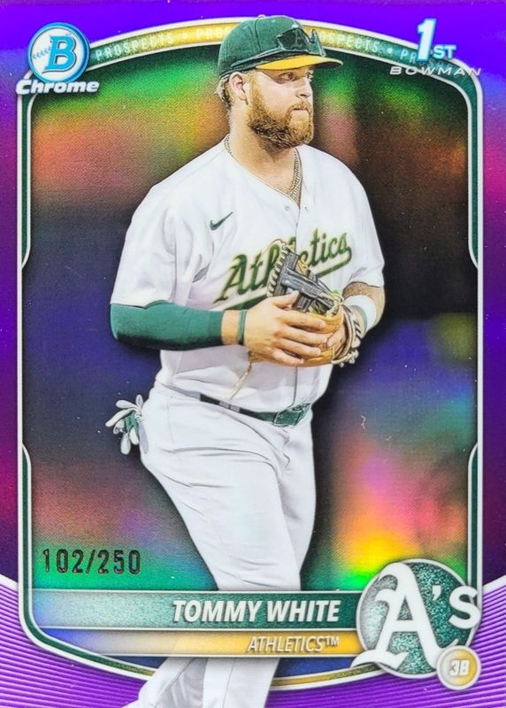 2025 Bowman Chrome #BCP-251 Prospects - Purple Refractor /250 (1st)