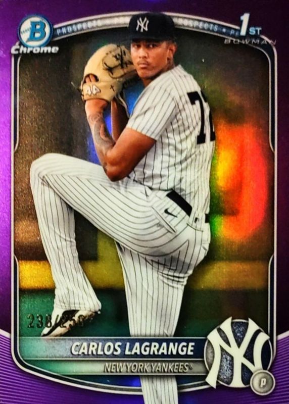 2025 Bowman Chrome #BCP-202 Prospects - Purple Refractor /250 (1st)