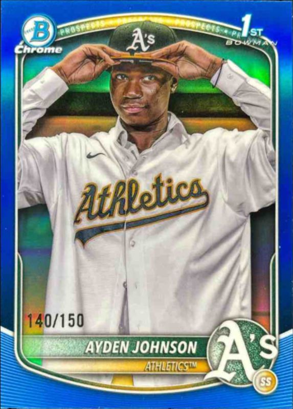 2025 Bowman Chrome #BCP-197 Prospects - Purple Refractor /250 (1st)